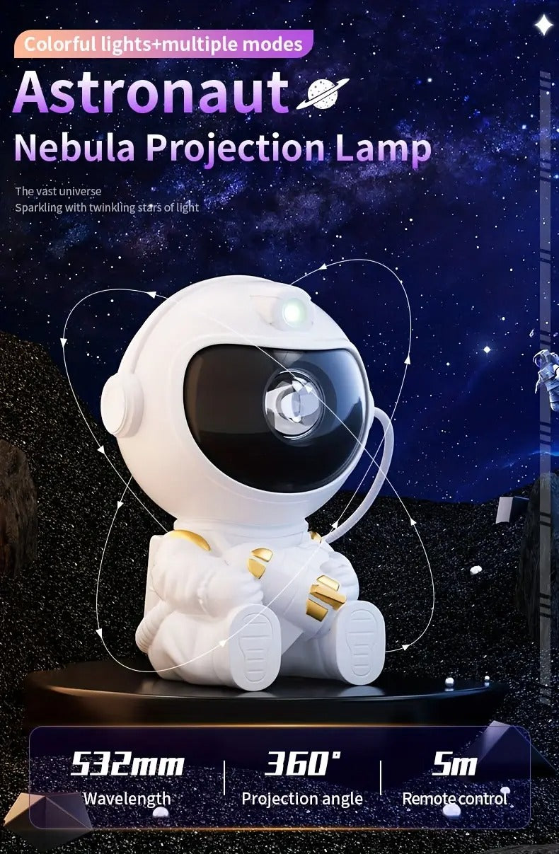 NNETM Astronaut Starry Sky Projector Galaxy LED Night Light
